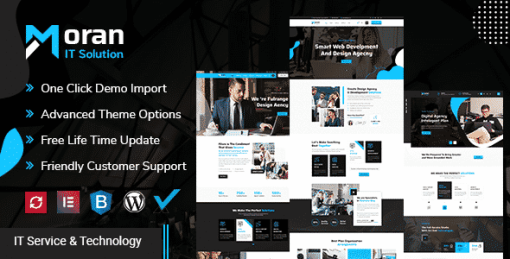 Moran - Technology & IT Solutions WordPress Theme