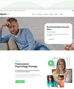 Morriston - Psychologist & Counseling WordPress Theme