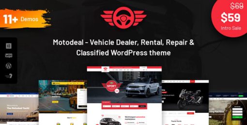Motodeal - Car Dealer & Classified WordPress Theme