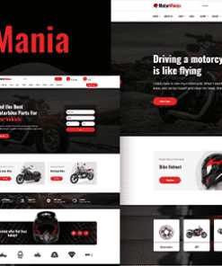 MotorMania | Motorcycle Accessories WooCommerce Theme