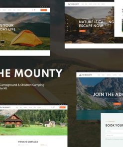 Mounty | Hiking Campground & Children Camping Template Kit