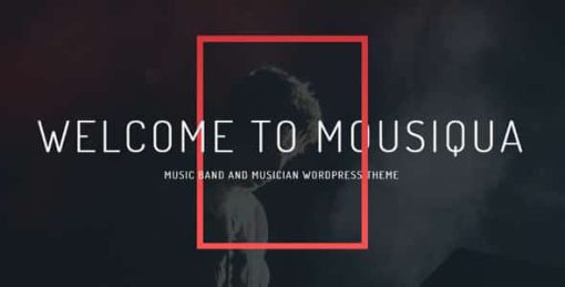 Mousiqua | Music Band & Musician OnePage WordPress Theme