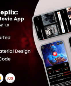 Movieplix - Online Movie & Live TV Full Flutter App | Admin Panel | Admob Ads | 1.0