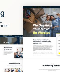 Moving Service - Local Business Elementor Template Kit