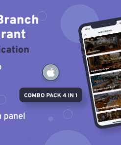 Multi-Branch Restaurant - iOS User + Delivery Boy + Vendor Apps With Laravel Admin Panel