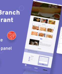 Multi-Branch Restaurant - Laravel Website with Admin Panel