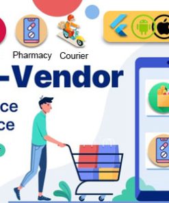 Multi Vendor Food, Grocery, Pharmacy Delivery App with Admin Panel | GoMarket