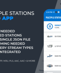 Multiple Stations Radio App