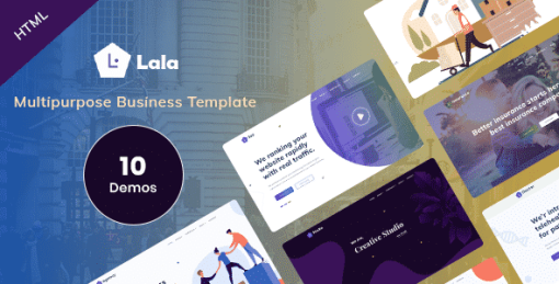 Multipurpose Business HTML Template - Lala