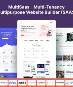 MultiSaas - Multi-Tenancy Multipurpose Website Builder (Saas)