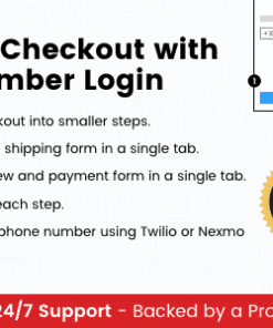 Multistep Checkout with Phone Number Login