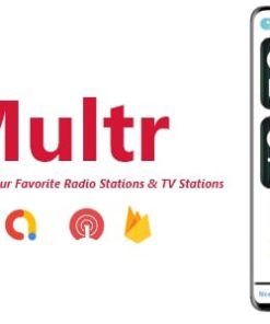 Multr - Multiple Radio & TV Stations App | ADMOB, FIREBASE, ONESIGNAL