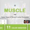 MUSCLE - Gym, Yoga & Fitness Center Template