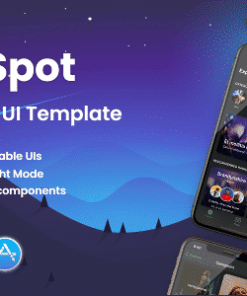 Music Spot - Mobile iOS Music Streaming UI Template