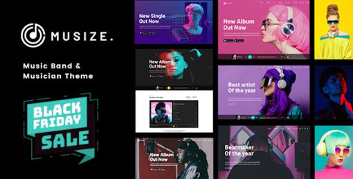 Musize - A Vivid Music WordPress Theme