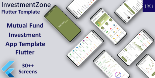 Mutual Fund Investment Template | trading Android + iOS Template | Flutter | InvestmentZone