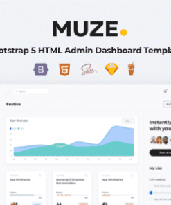 Muze - Bootstrap 5 HTML Admin Dashboard Template