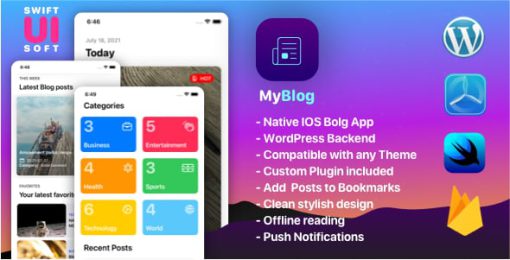 MyBlog - Universal IOS Native App - Compatible with any WordPress Blog Theme