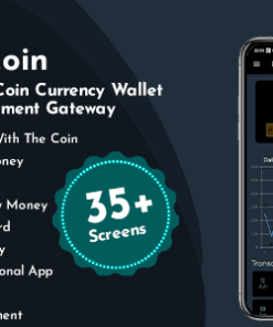 MyCoin - Digital Coin Currency Wallet and Payment Gateway Flutter App UI Kit