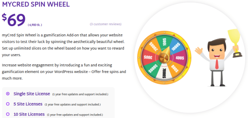 MYCRED SPIN WHEEL