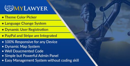 MyLawyer - Dynamic Lawyer Directory System Script