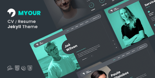 Myour - One Page Resume & CV Jekyll Theme