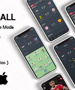 Myua Football UI kit: LiveScore, News, Store, Broadcasts... Flutter