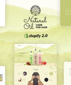 Natural Oil - Organic Hair Oil Store Theme