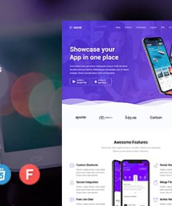Naxos - App Landing Page WordPress Theme