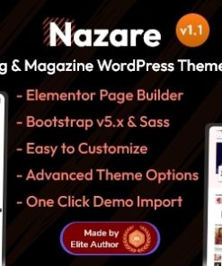 Nazare - Blog & Magazine WordPress Theme