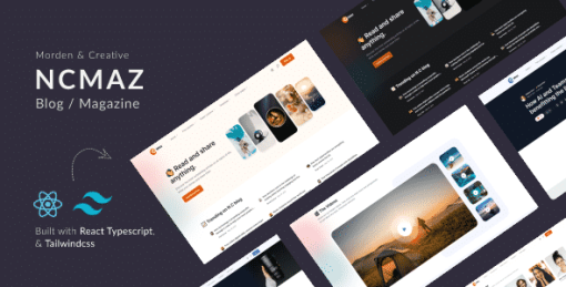 Ncmaz - Blog Magazine React Template