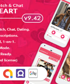 Nearheart - Android Native Dating Tinder Clone App with Admin panel