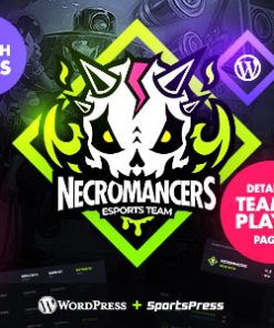 Necromancers - eSports & Gaming Team WordPress Theme