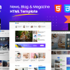 Neeon - News Magazine HTML Template