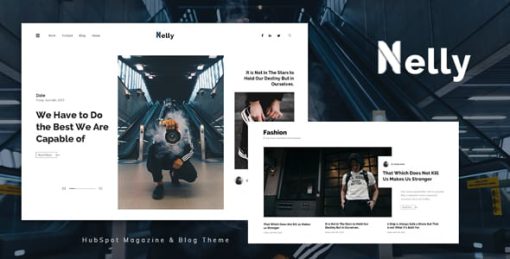 Nelly - Blog and Magazine HubSpot Theme