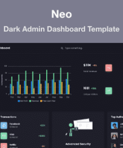 Neo - Responsive Admin Dashboard Template