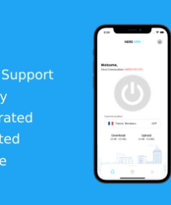 Nerd VPN : Flutter VPN Full Application with IAP, Integrated with Backend and Admin Panel