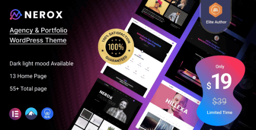 Nerox - Agency & Portfolio WordPress Theme