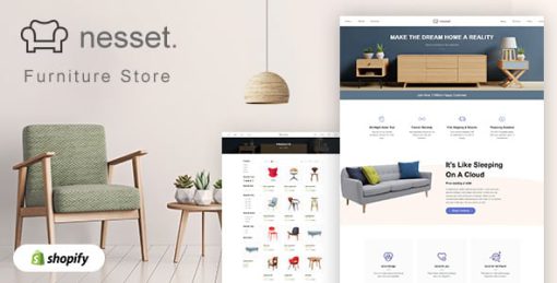 Nesset - Minimal & Clean Furniture Store Shopify Theme