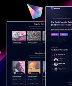 Netfomix - NFT Marketplace HTML Template
