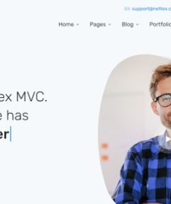 Nettex- .NET MVC Website Templates with Admin Dashboard