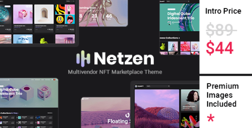 Netzen - Multivendor NFT Marketplace Theme