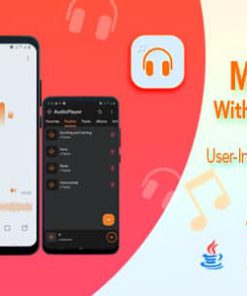 Neumorphic Audio Player for Android - Admob Ads