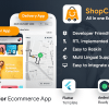 NEW eCommerce Flutter App Template | 3 Apps | User App + Vendor App + Delivery App | ShopCart