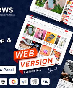 News App and Web -Flutter News App for Android and IOS App | News Website with Admin panel