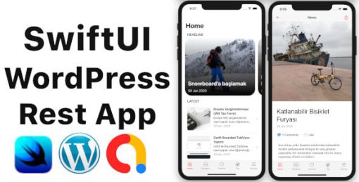 News SwiftUI Wordpress Rest App | Full SwiftUI iOS Application