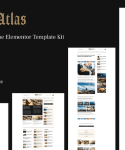 NewsAtlas  – News & Magazine Elementor Template Kit