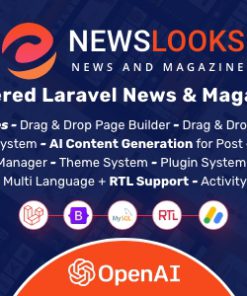 NewsLooks | OpenAI Powered Laravel News & Magazines Script