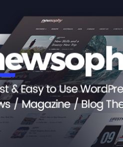 Newsophy - Fast and Easy to Use WordPress News and Blog Theme