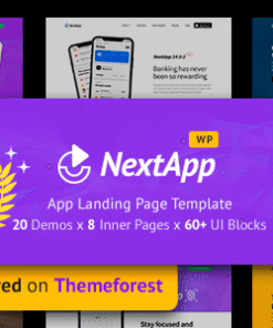 NextApp - App Landing WordPress Theme